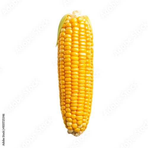 Corn, white isolate background photo