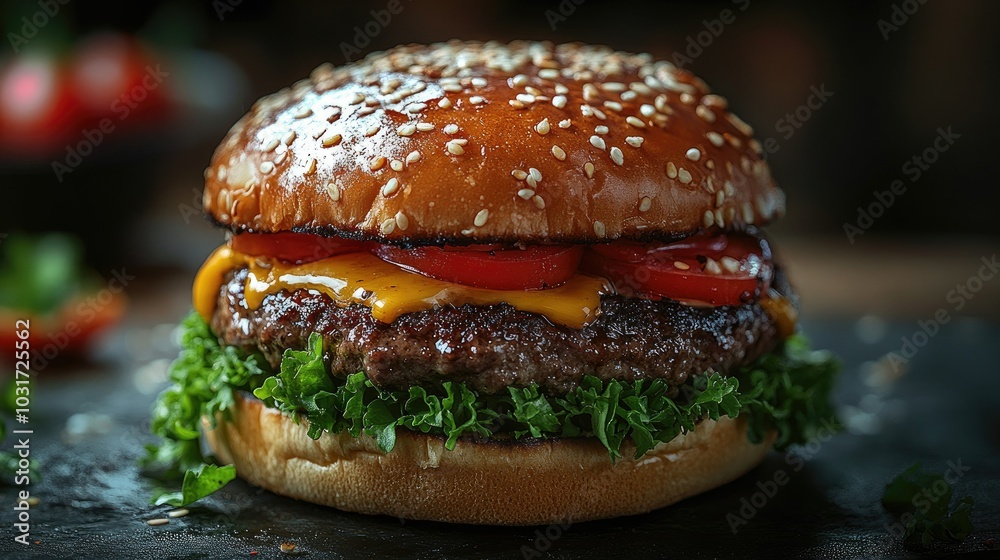 Juicy burger