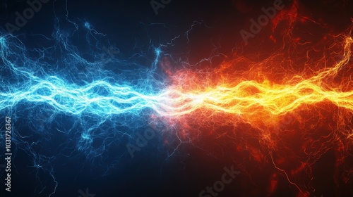 Electric Wires Twisting in Mid Air with Dynamic Energy