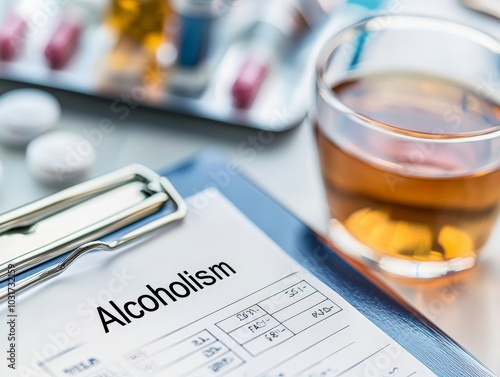 A close-up of a treatment plan on a clipboard, with the word 