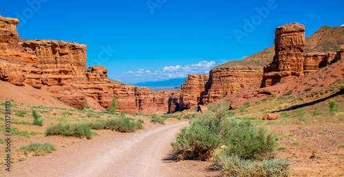Tableau sur toile Charyn Canyon, Valley of Castles