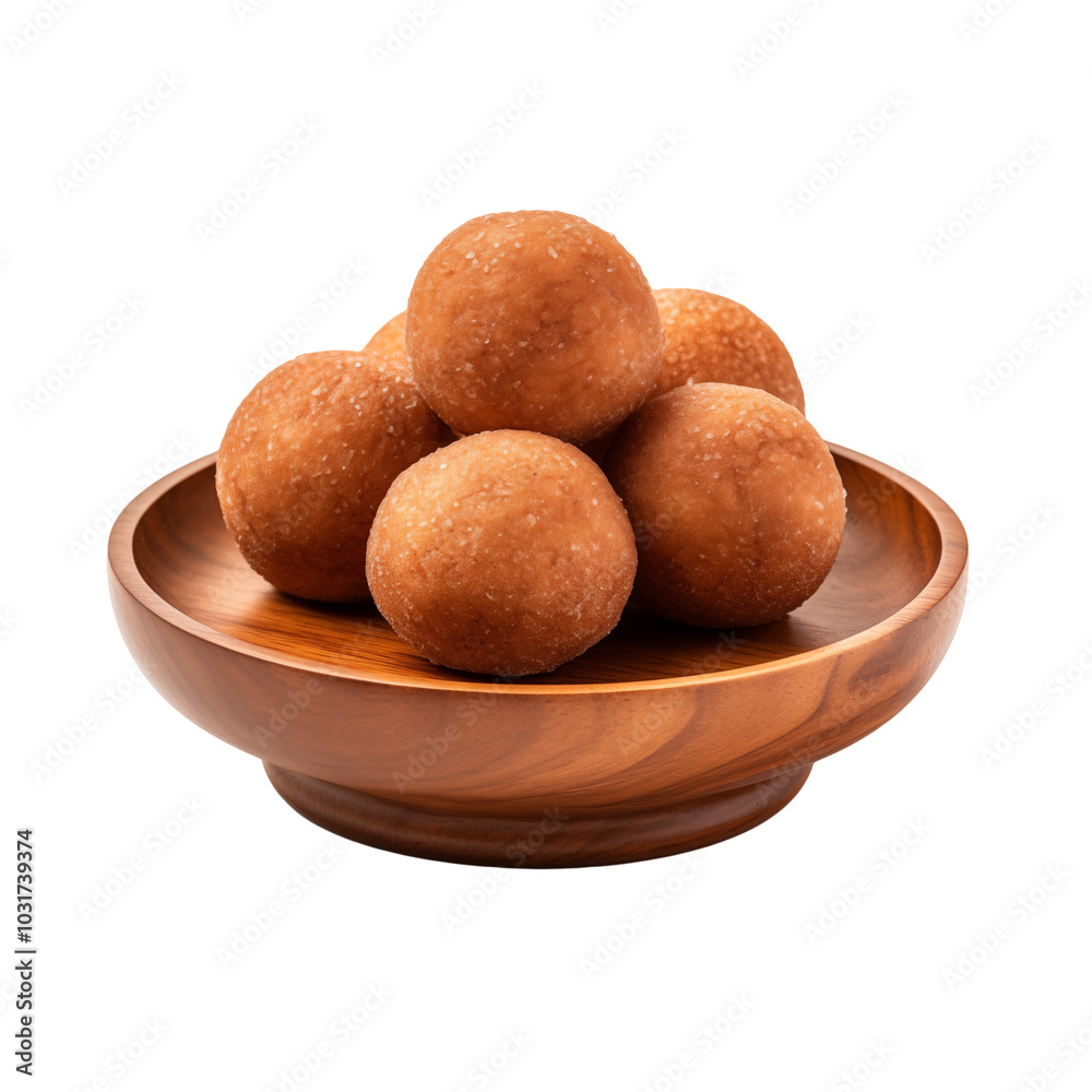 laddoo on a wooden bowl indian food transparent background laddoo on a wooden bowl indian food transparent background
