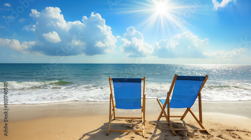 Summer Beach Sea Tourism Holidays by the sea, travel, sun lounger