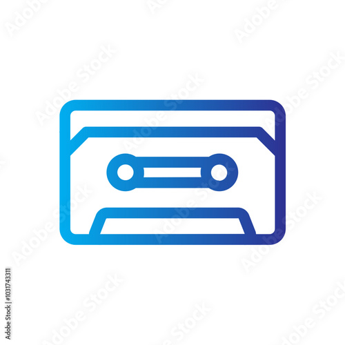 Cassette tape icon