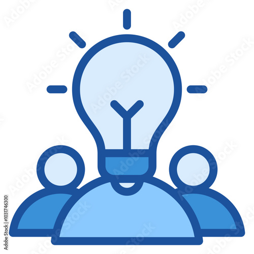 Leadership Blue Icon