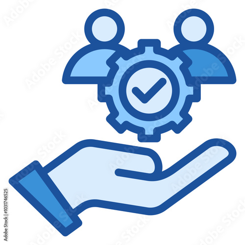 Support Blue Icon