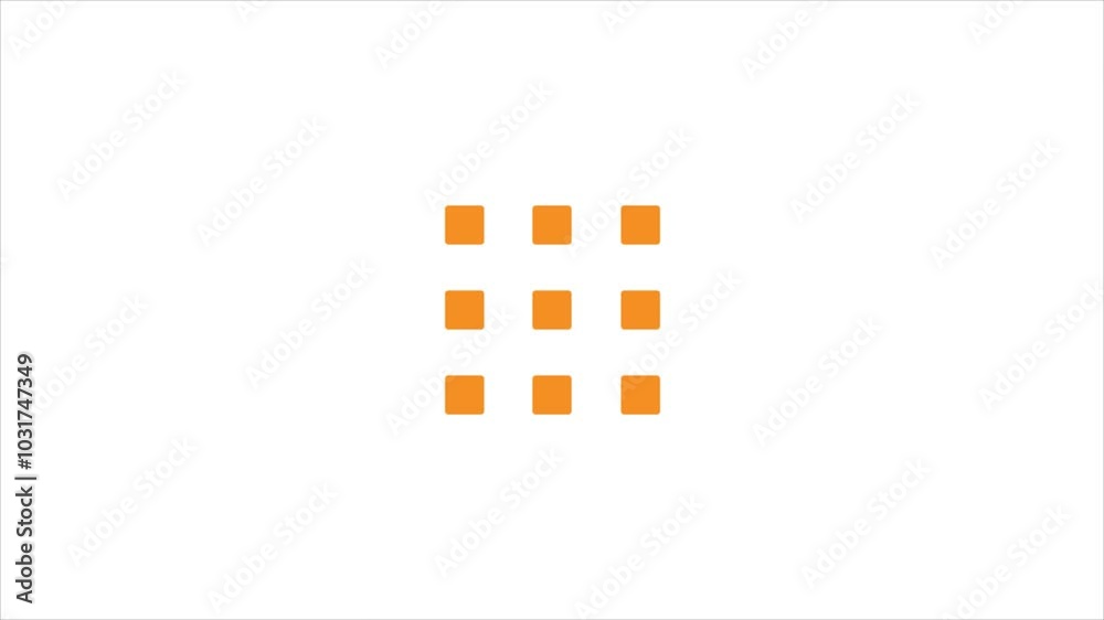 Rounded squares rotation loading animation .Technology upgrading animated element monochrome abstract 4K video motion graphic isolated. Rounded squares rotation loading animation .Technology upgrading animated element monochrome abstract 4K video motion graphic isolated.