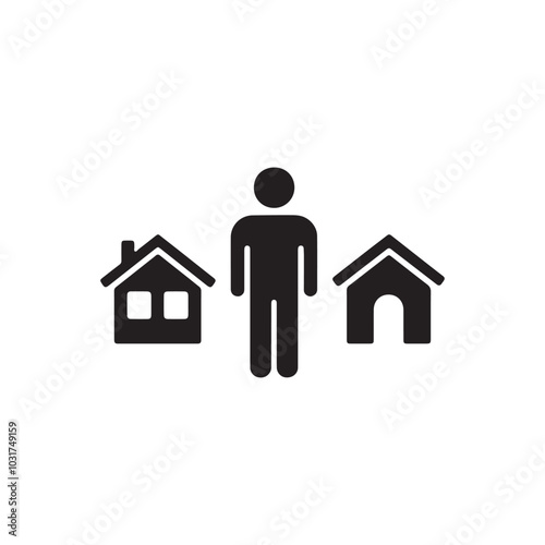 black filled logo icon vector arts 