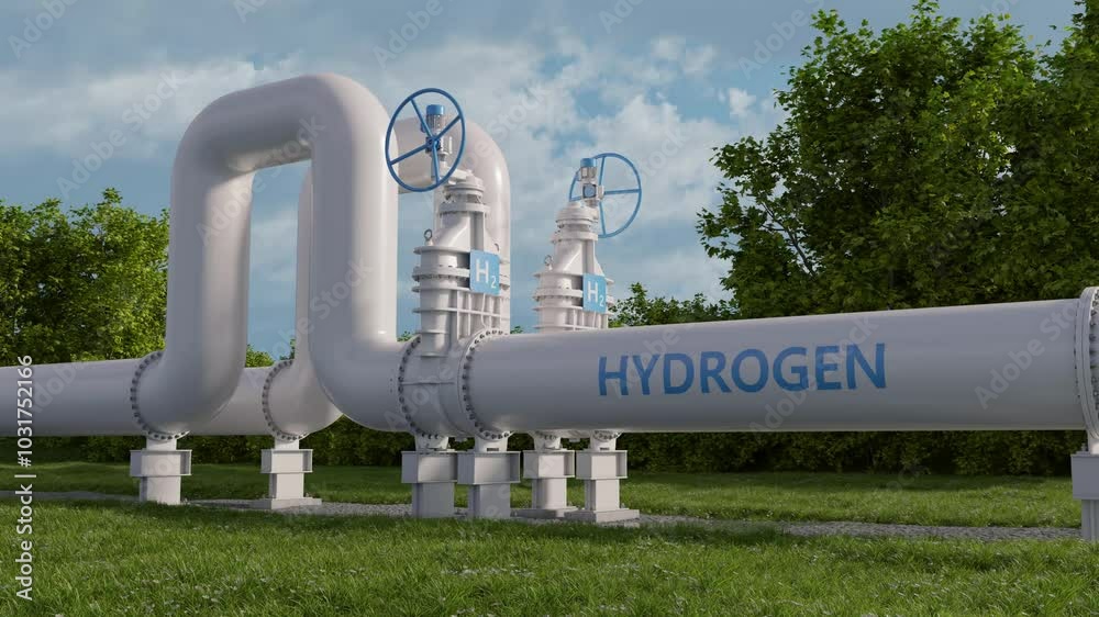 Hydrogen pipeline is an example of the transition of the energy sector ...