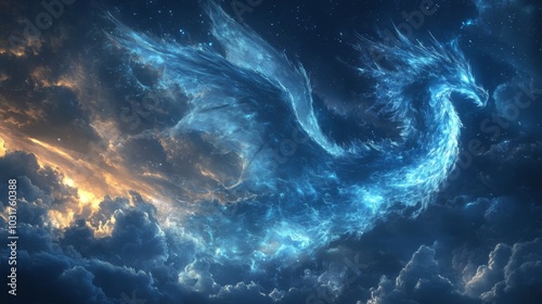 Ethereal Cosmic Dragon