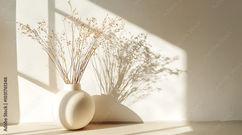 Elegant and Cozy Modern Bedroom Interior Design with Stylish Decor, mockup, poster and Background