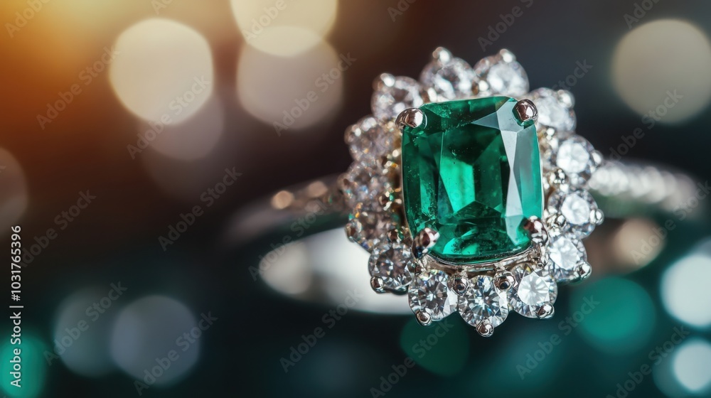 stunning emerald ring set in platinum stunning emerald ring set in platinum