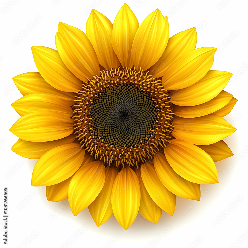 Naklejka premium Sunflower Bloom.