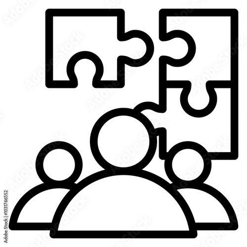 Problem Solving Outline Icon