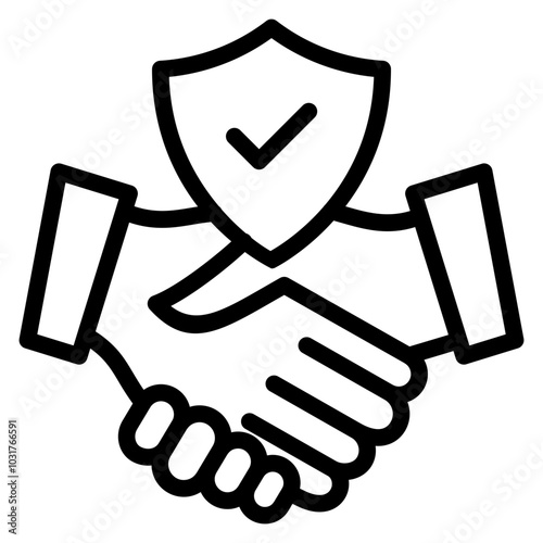 Trust Outline Icon