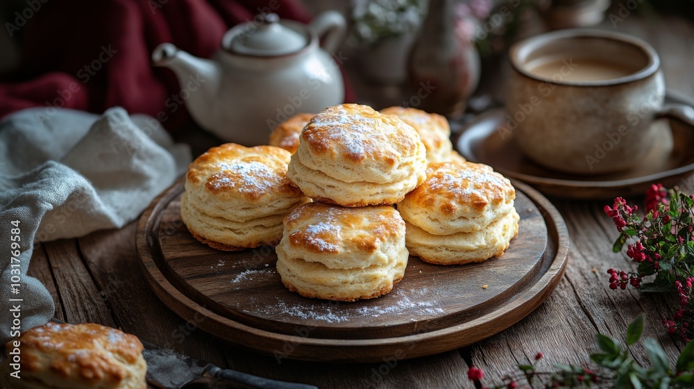 Afternoon Tea and Scones Scene Afternoon Tea and Scones Scene