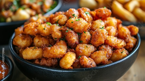 Crispy Tater Tots in a Bowl