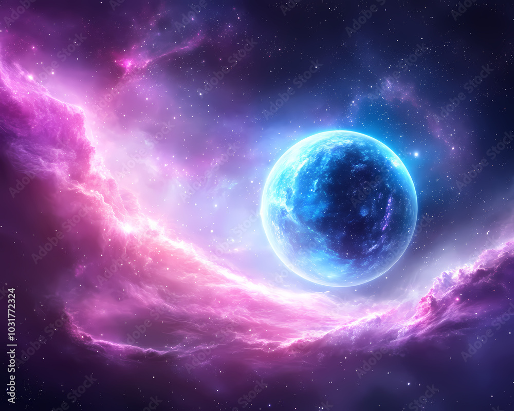 A stunning cosmic scene the vibrant colors of a celestial world filled with stars and nebulae awaits your imagination A stunning cosmic scene the vibrant colors of a celestial world filled with stars and nebulae awaits your imagination