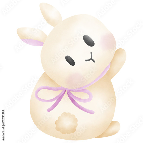 Cute Bunny Birthday Clipart Collection