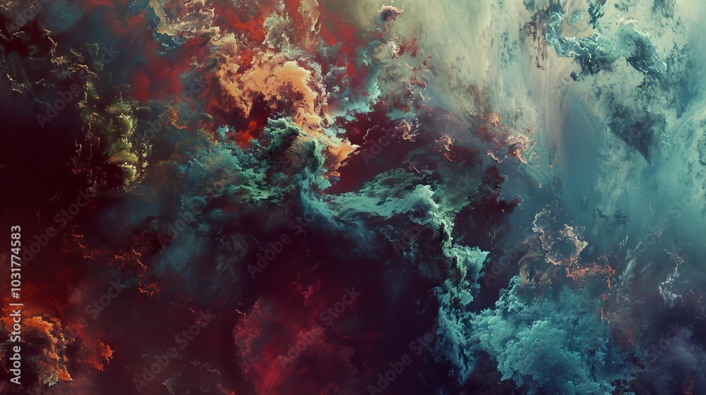 Abstract Cloud Formations: A Digital Painting of Nature's Beauty Abstract Cloud Formations: A Digital Painting of Nature's Beauty