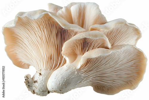 Oyster Mushroom Close Up.