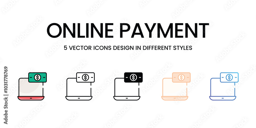 Shooping Bags vector icons set ready to use wed and mobile apps.