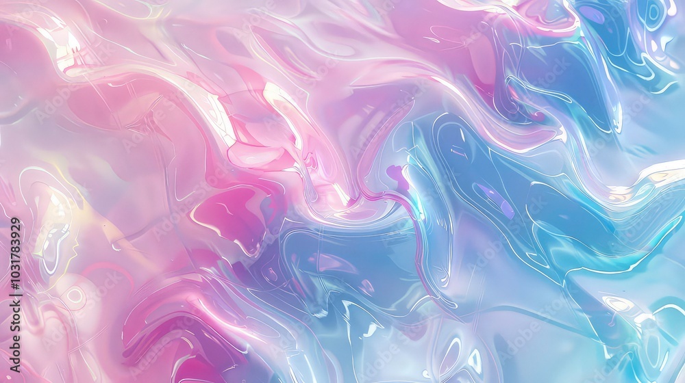 A digitally-created abstract background featuring a swirling, iridescent liquid surface in shades of pink, purple, and blue. A digitally-created abstract background featuring a swirling, iridescent liquid surface in shades of pink, purple, and blue.