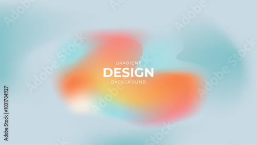 Abstract Vibrant gradient mesh background vector. Saturated Colors blurred fluid texture for Modern template for posters, ads banner, brochures, flyers, covers, websites.