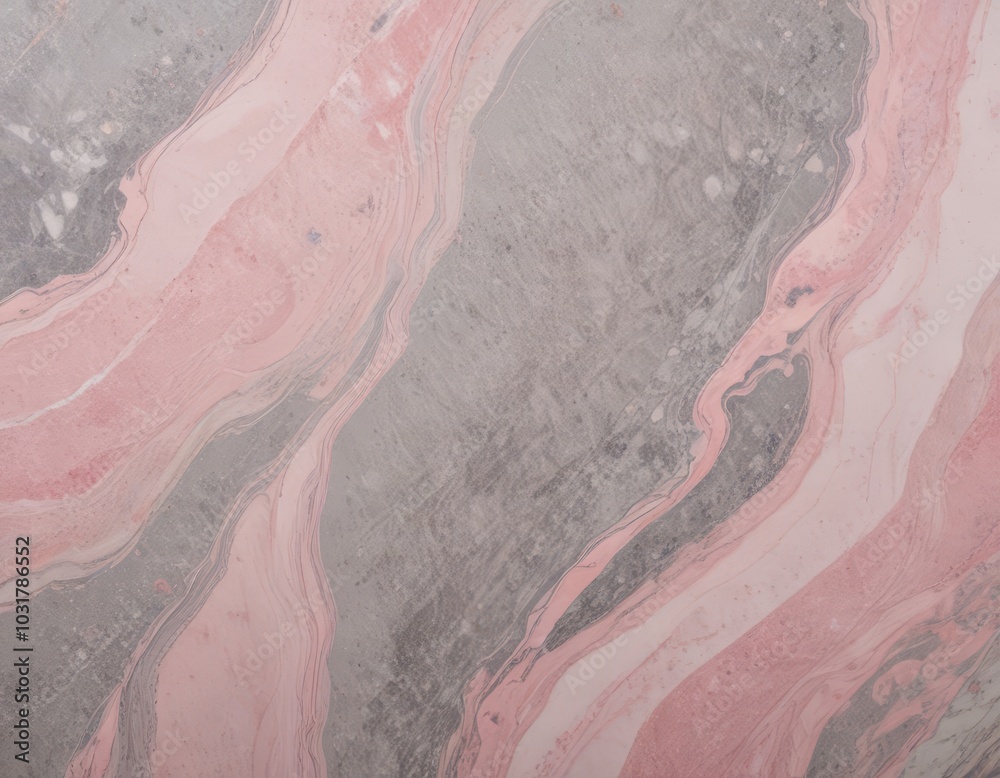 Fototapeta premium pink marble wall with black and white floor