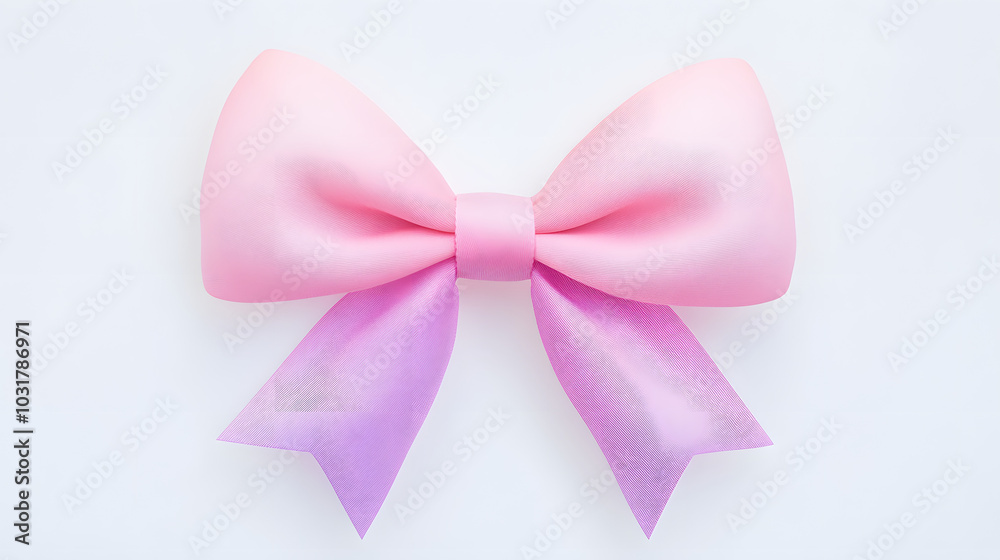 Enchanting Pink Bow with Heart-Inspired Design - Ideal for Decorative Gifts Enchanting Pink Bow with Heart-Inspired Design - Ideal for Decorative Gifts