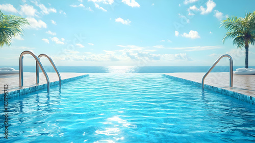 Infinity Pool Overlooking the Ocean.