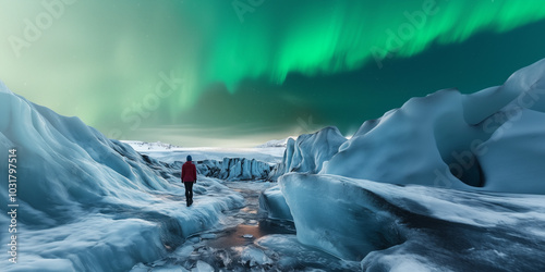 A solo traveler stands on a...