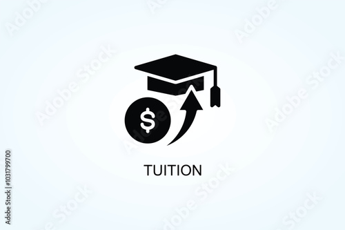 Tuition Vector  Or Logo Sign Symbol Illustration