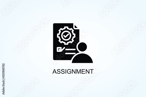 Assignment Vector  Or Logo Sign Symbol Illustration