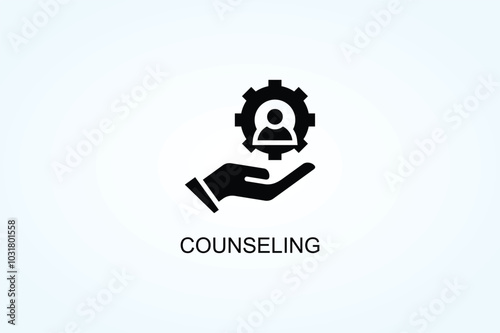 Counseling Vector  Or Logo Sign Symbol Illustration