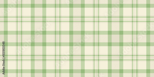 Irish pattern plaid texture, indoor check seamless textile. Naked background vector tartan fabric in beige and light colors.