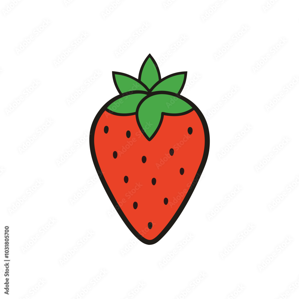 Organic strawberry fruit vector icon ideal for healthy food projects, packaging designs, and product branding. Perfect for eco-friendly labels, organic food promotions, and modern graphic designs. Organic strawberry fruit vector icon ideal for healthy food projects, packaging designs, and product branding. Perfect for eco-friendly labels, organic food promotions, and modern graphic designs.