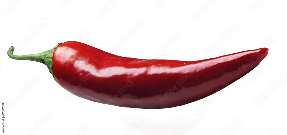 Rote Chilischote, Hintergrund transparent Rote Chilischote, Hintergrund transparent