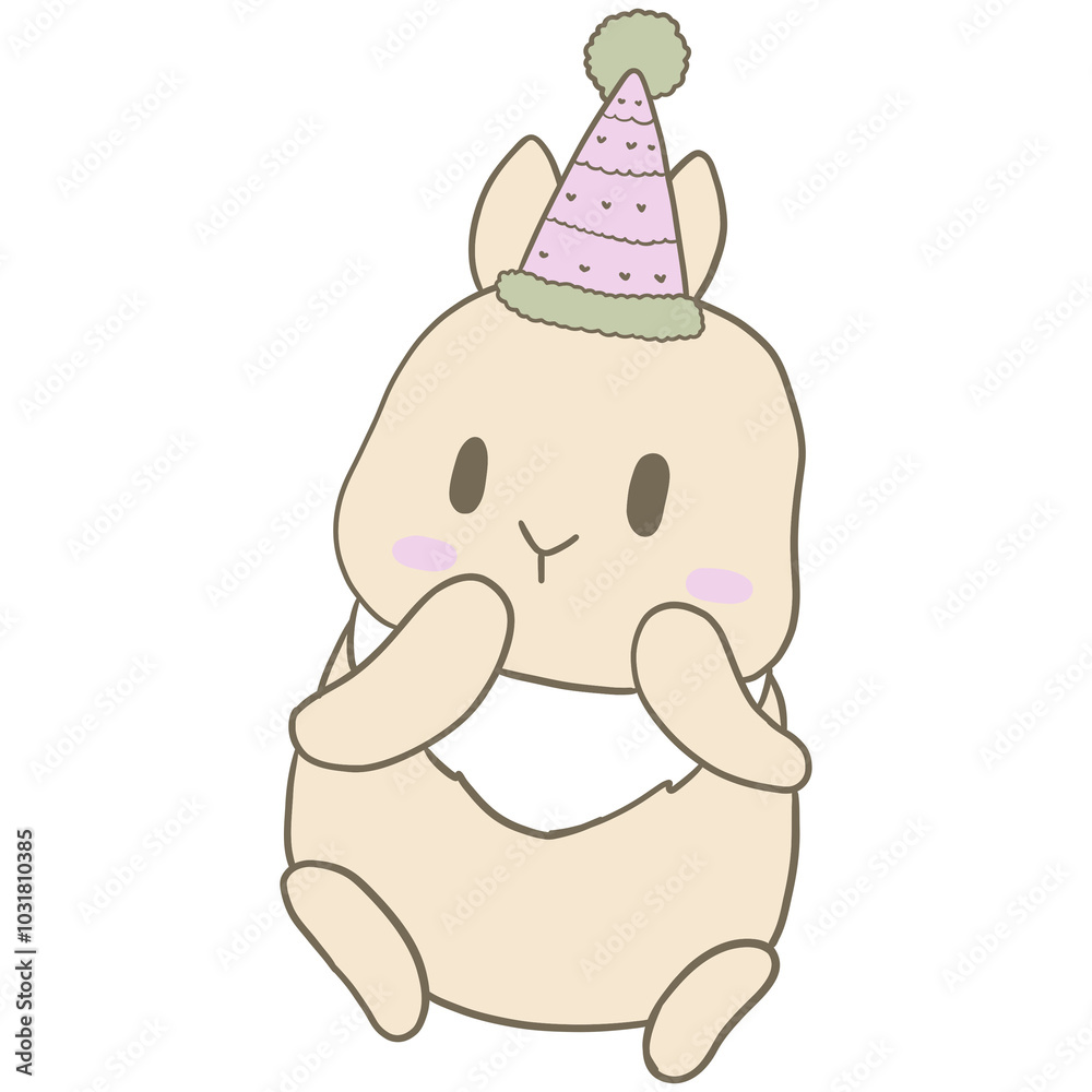Cute Bunny Birthday Clipart Collection Cute Bunny Birthday Clipart Collection