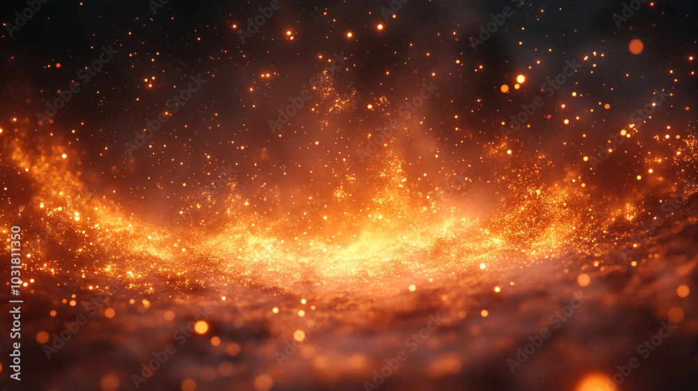 Fototapeta premium Beautiful glowing background close up