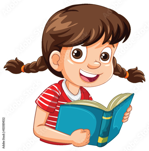 Girl Reading a Book