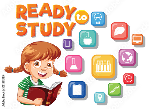 Ready to Study Illustration