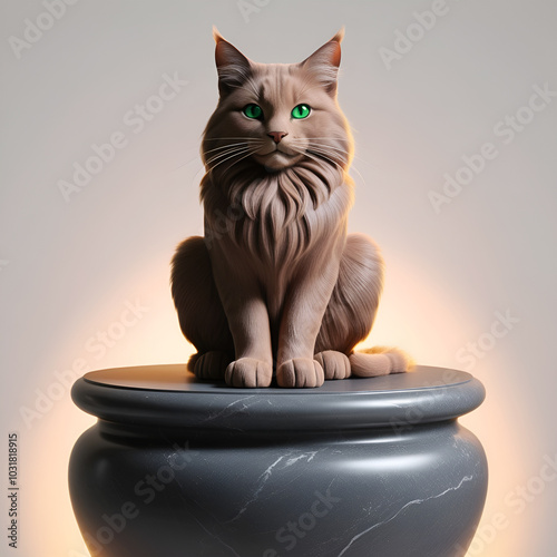 3D Cartoon Cat