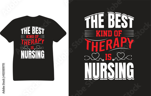 Nurse T Shirt Design Vector