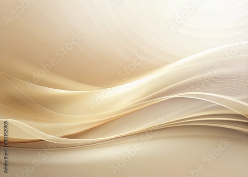 Wavy Minimalist Trendy Background for Business Presentations and Copy Space