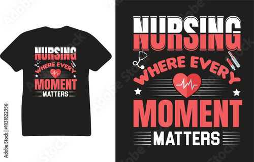 Nurse T Shirt Design Vector