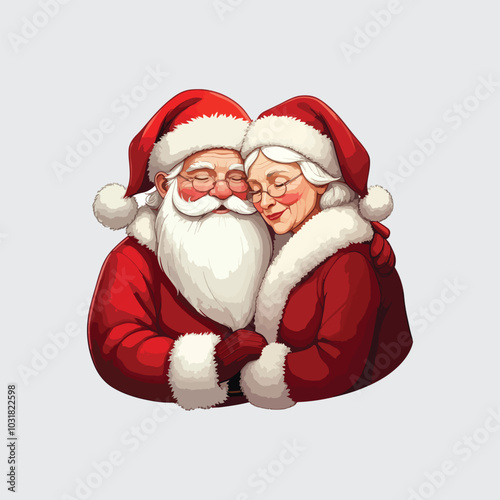 santa claus holding a gift