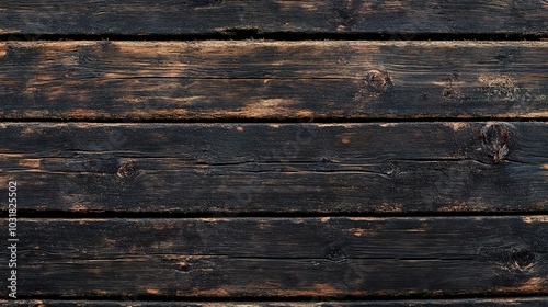 Dark Weathered Wooden Plank Background Texture