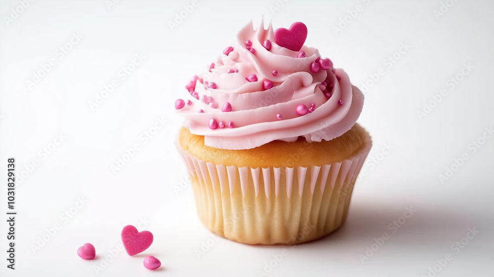 Delightful Pink Cupcake Sweet Treat for Any Celebration Delightful Pink Cupcake Sweet Treat for Any Celebration