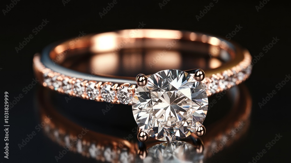 Sparkling Diamond Engagement Ring Sparkling Diamond Engagement Ring